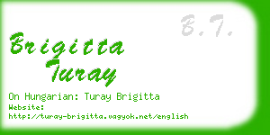 brigitta turay business card